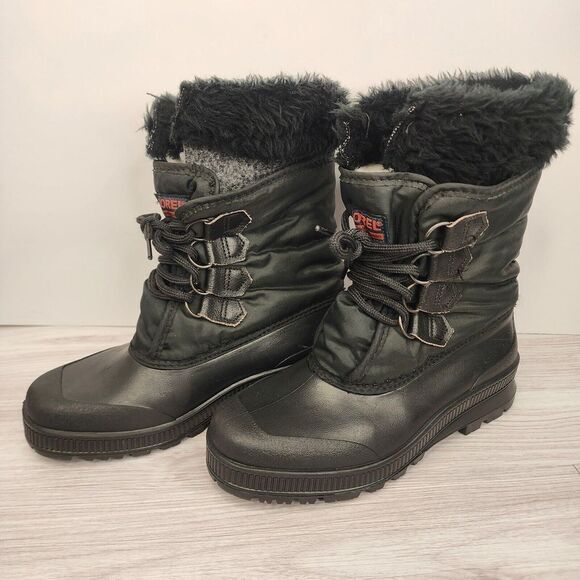 Sorel Kaufman Canada Women's SZ 8‎ Insulated Winter Snow Boots Felt Lined Warm - Picture 1 of 15